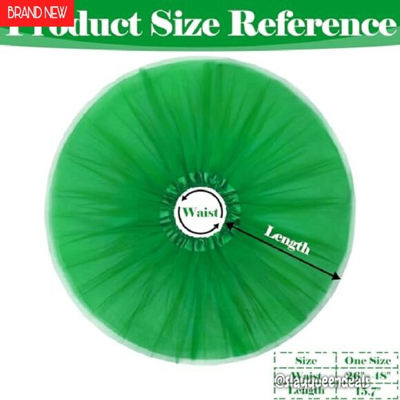 5 Layer Tulle Tutu Skirt One Size Adjustable Waist Fluffy Party Costume - Picture 7 of 7